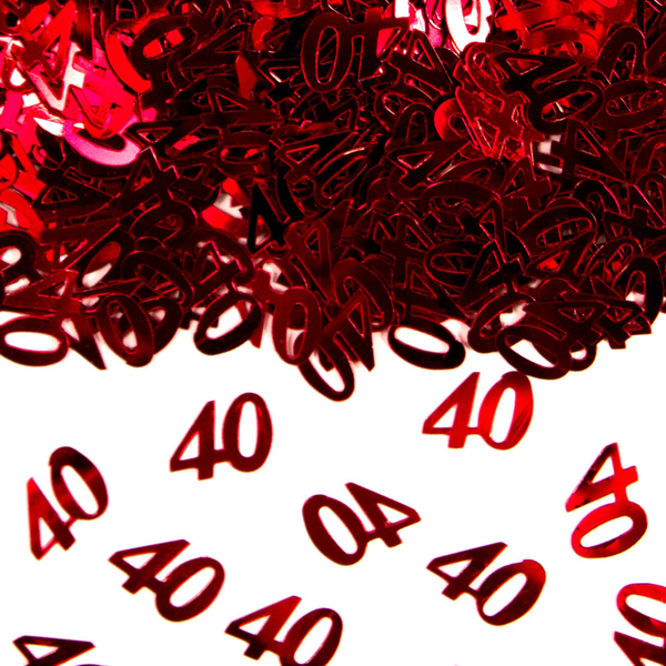 Tafelconfetti 40 robijn