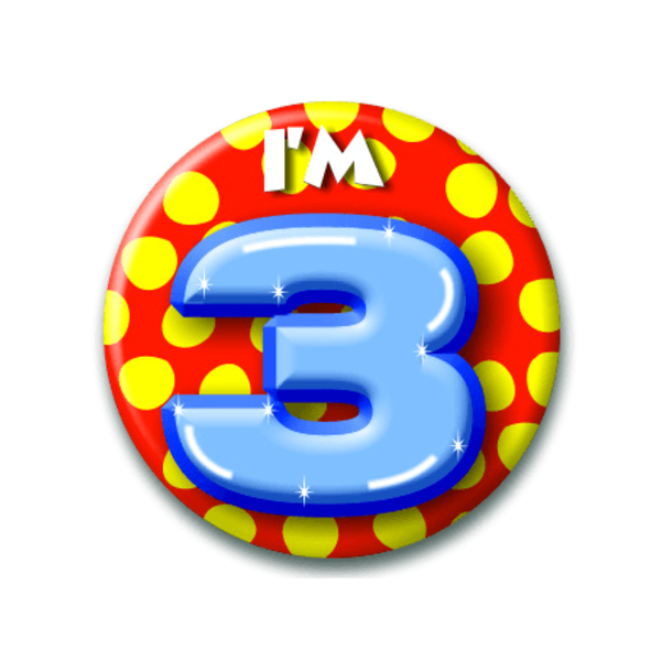 Button I'm 3