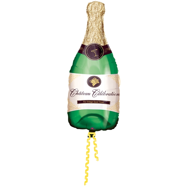 Champagne bottle folieballon