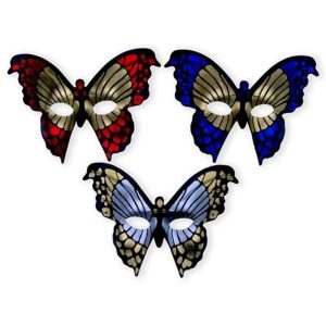 Oogmasker vlinder groot