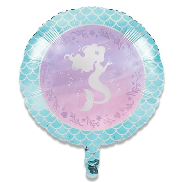 Folieballon mermaid shine