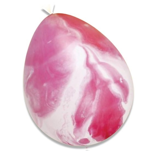 Latex ballonnen marbled roze