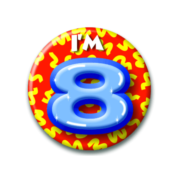 Button I'm 8