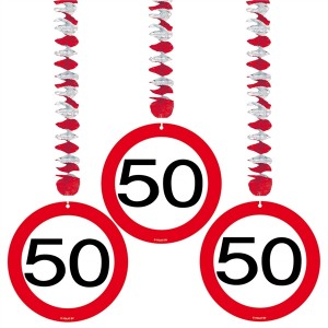 Decohanger verkeersbord 50 jaar