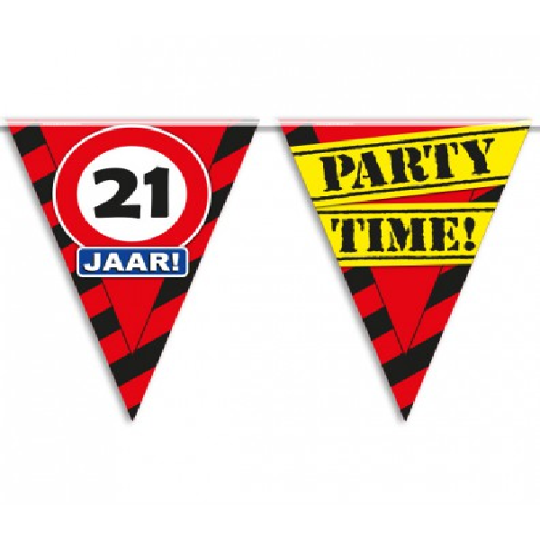 Partyvlaggen 21 jaar