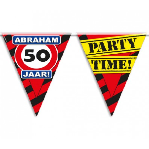 Partyvlaggen 50 jaar abraham