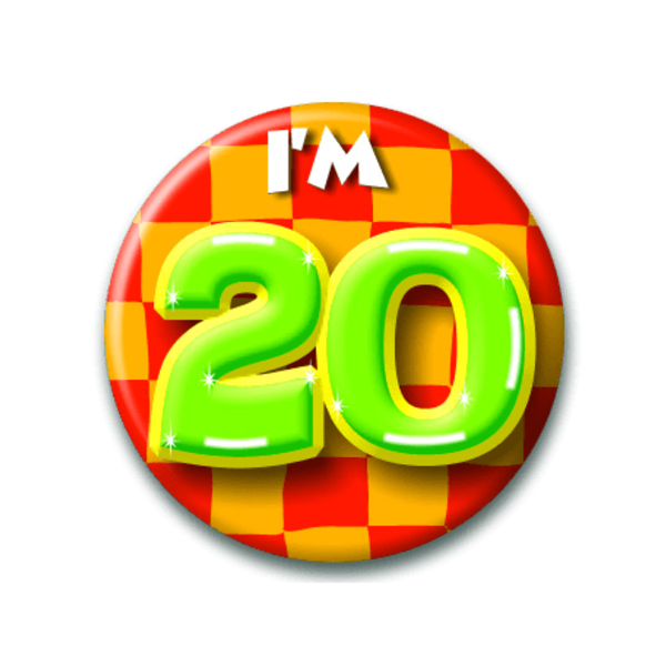 Button I'm 20