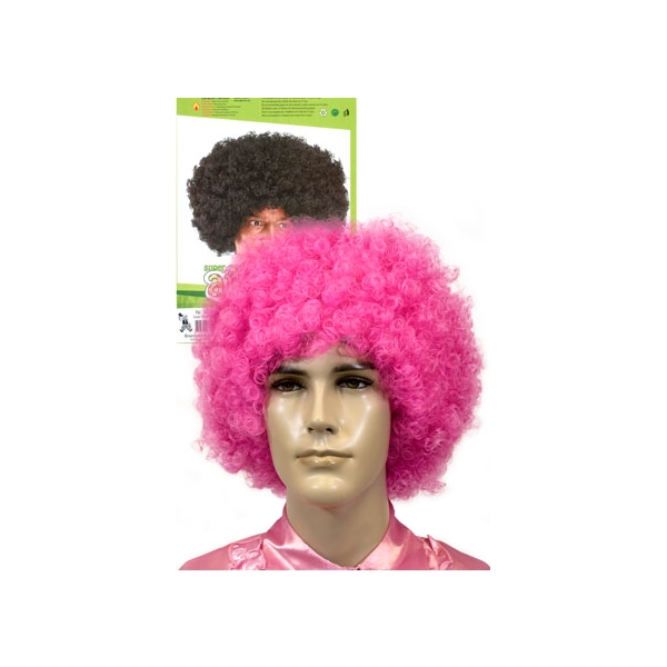 grote afro pruik roze,Quality