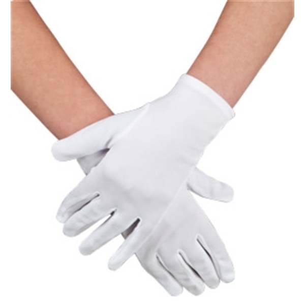 Handschoenen kort wit Sint