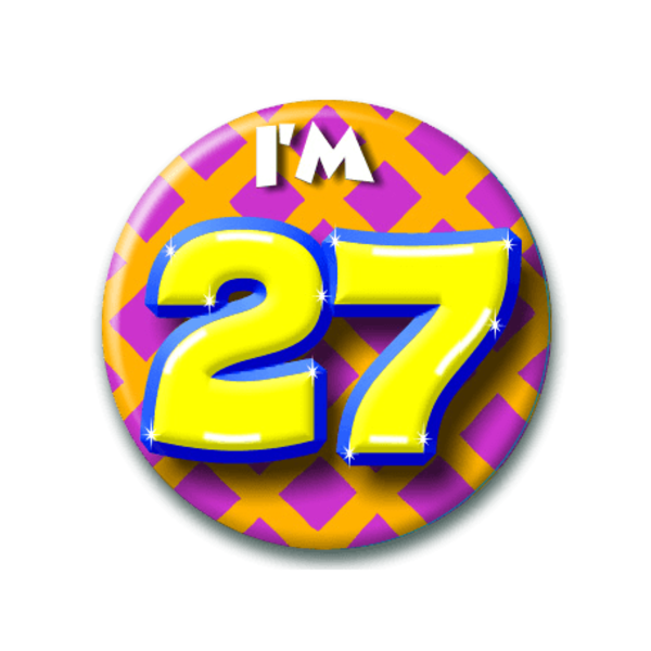 Button I'm 27