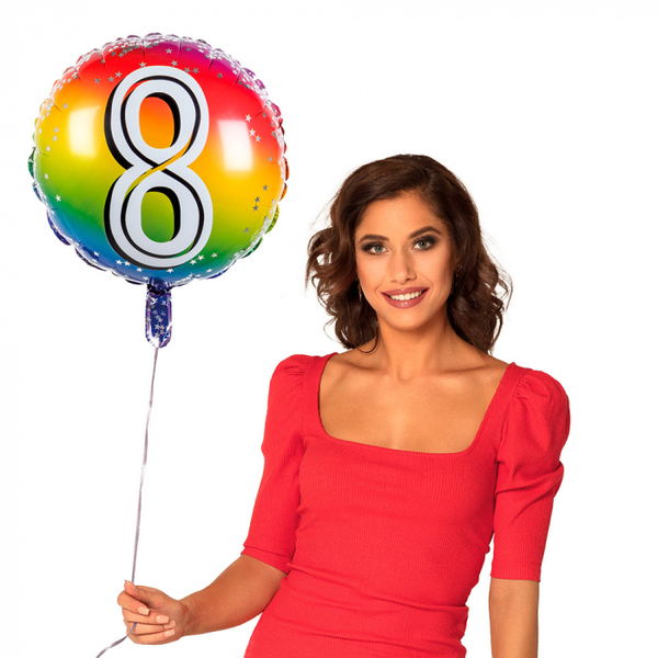 Folieballon 8 jaar