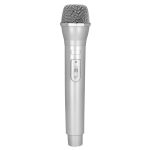 Microfoon zilver 23,5 cm