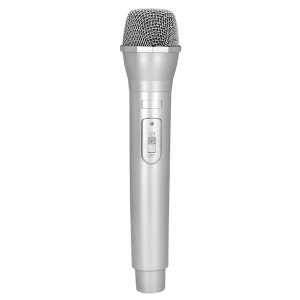 Microfoon zilver 23,5 cm