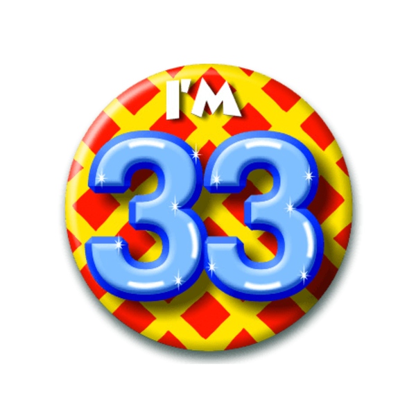 Button I'm 33