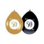 Ballonnen Festive gold 50