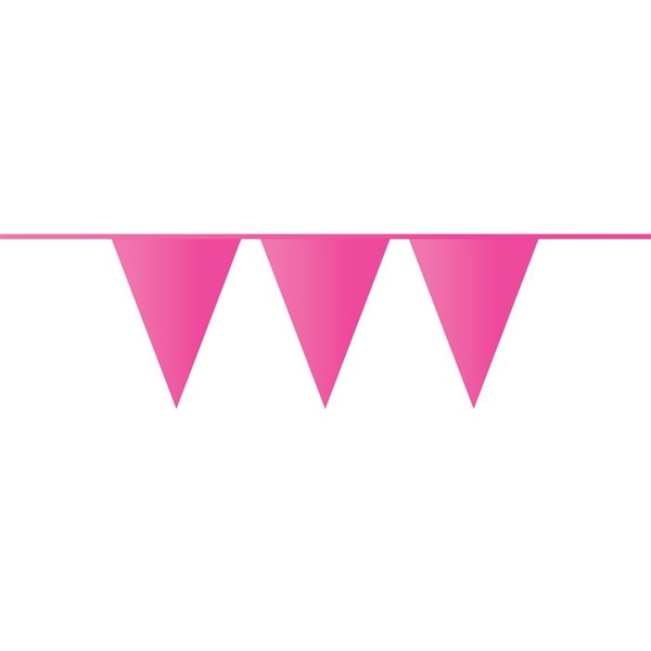 Vlaggenlijn hard roze