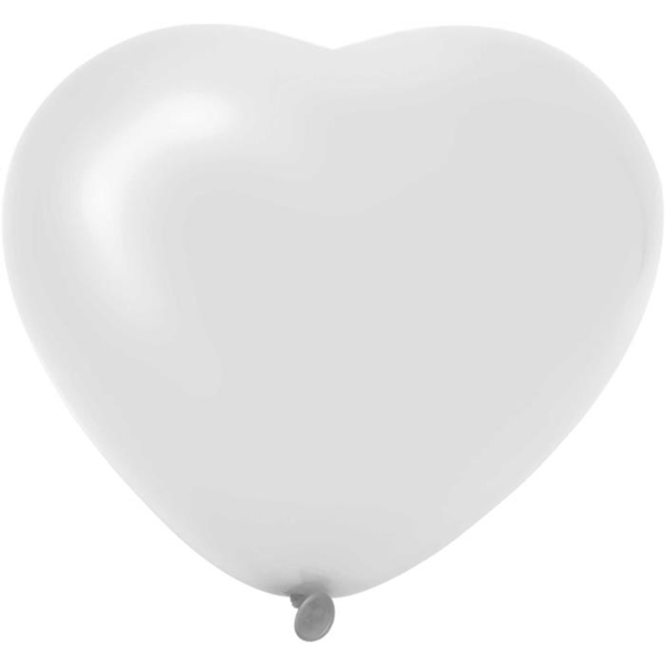 Ballonnen latex hart wit