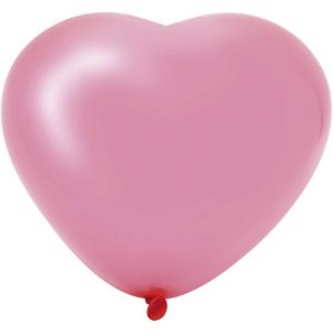 Ballonnen hartje roze