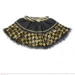 Tutu zwart-goud-petticoat