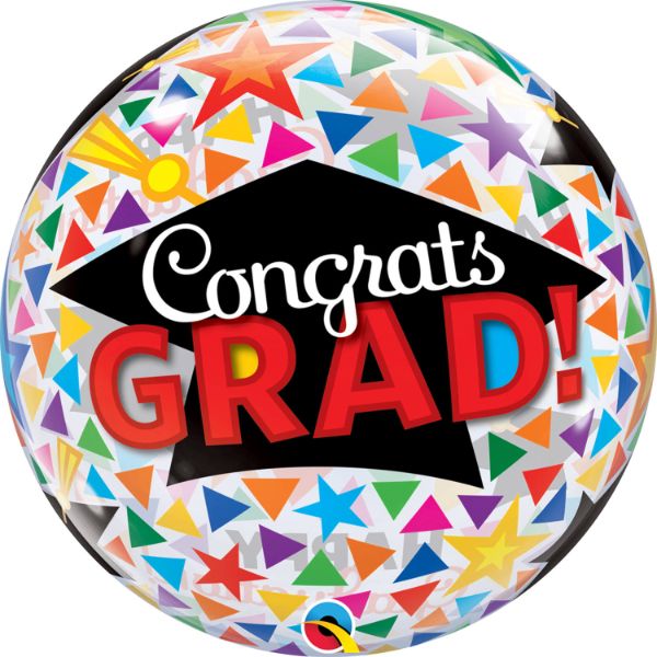 Bubble congrats grad
