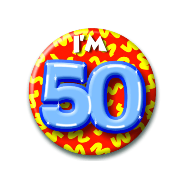 Button I'm 50
