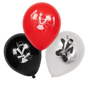 Ballonnen ninja 3 kleuren