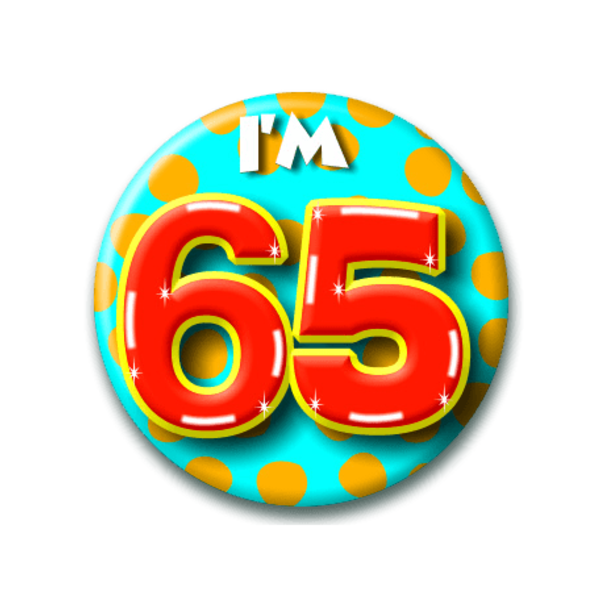 Button I'm 65