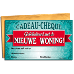 Cadeau cheque Nieuwe woning