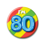 Button I'm 80