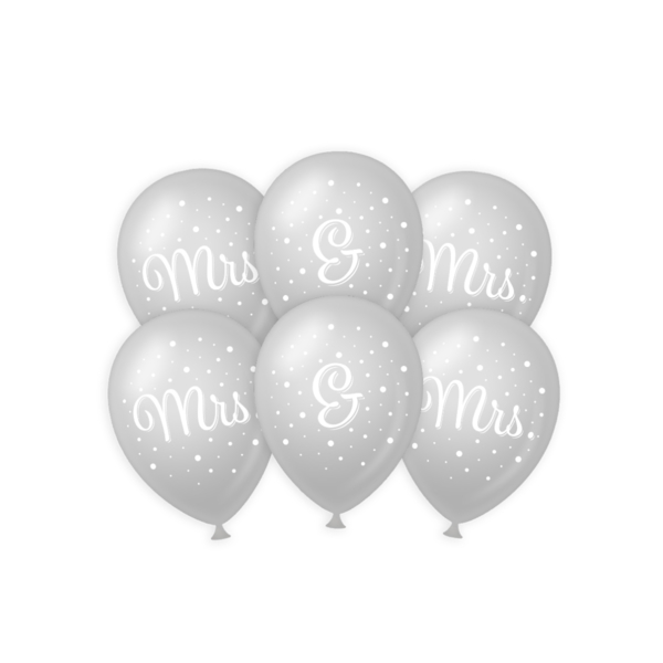 Latex wedding ballonnen Mrs and Mrs