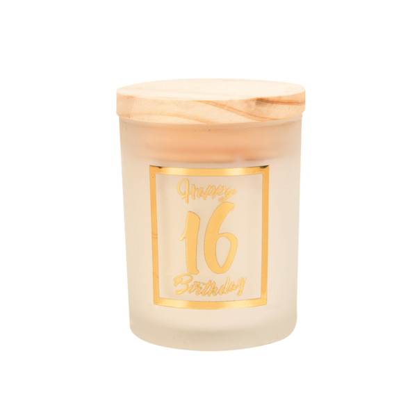 Scented candle rose-gold 16
