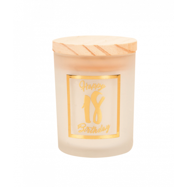 Scented candle rose-gold 18