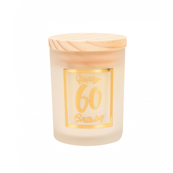 Scented candle white-rose gold 60