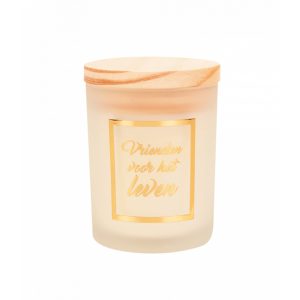 Scented candle white-rose gold Vrienden