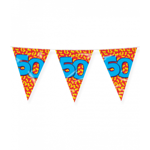 Happy party flags 50