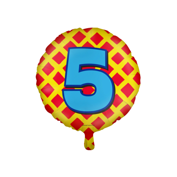 Folieballon happy foil 5
