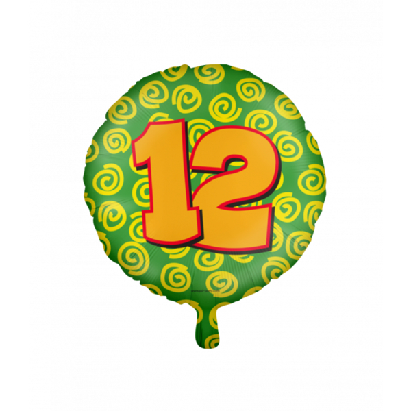 Folieballon happy foil 12