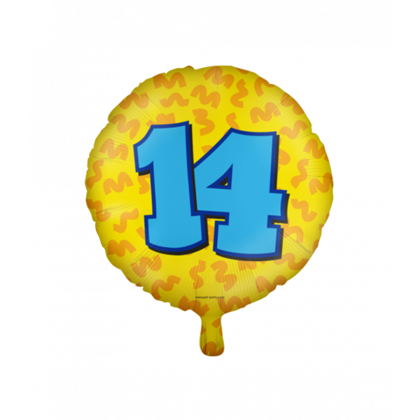 Folieballon happy foil 14