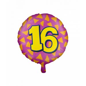 Folieballon happy foil 16