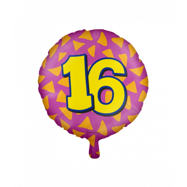 Folieballon happy foil 16