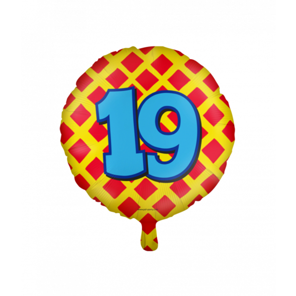 Folieballon happy foil 19