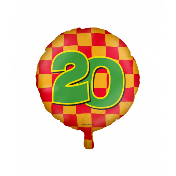 Folieballon happy foil 20