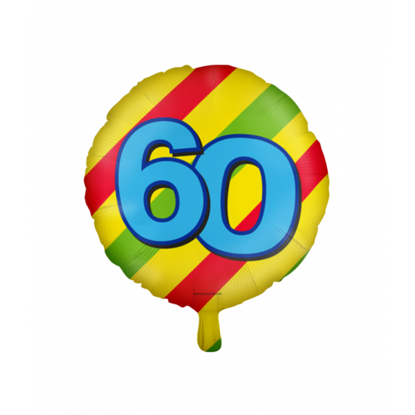 Folieballon happy foil 60
