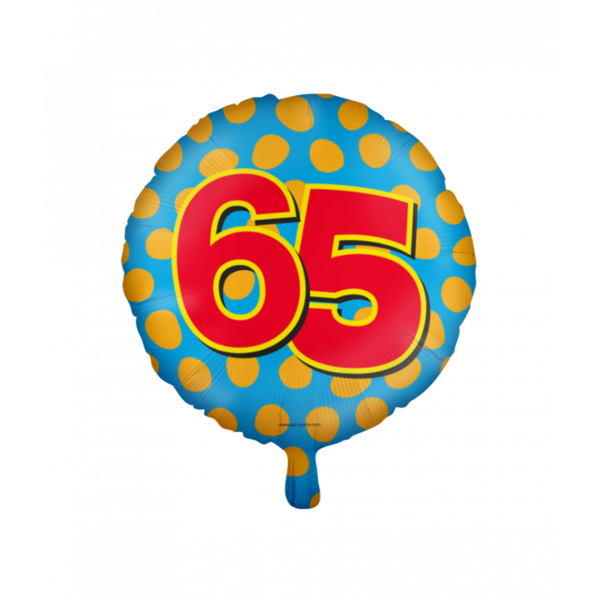 Folieballon happy foil 65