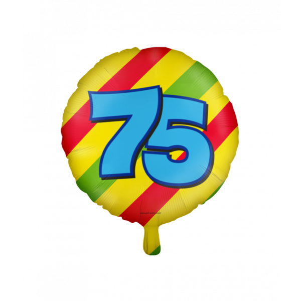 Folieballon happy foil 75