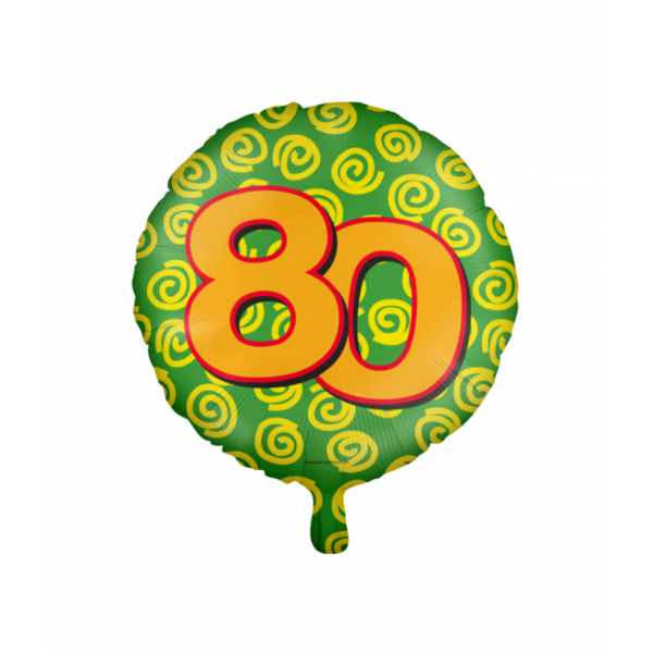Folieballon happy foil 80
