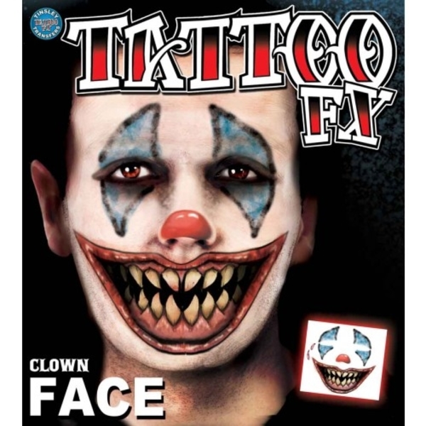 Face Tattoo Clown