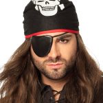 Bandana piraat Thomas met ooglapje
