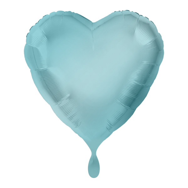 Folieballon lichtblauw hart