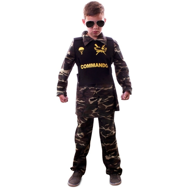 Commando camouflage jongens